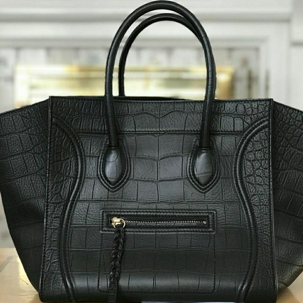 **SOLD****Authentic Celine Croc Phantom handbag
